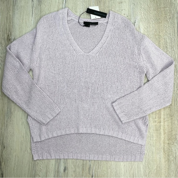 360 Sweater Lilac Neyla Silk Purple Sweater - Picture 8 of 13